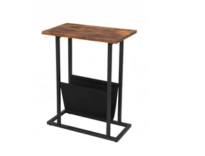 Schmaler Beistelltisch Sofatisch Nachttisch für kleine Räume Vintage - Bild 1 von 1