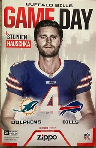 2017 Buffalo Bills Program vs Miami Dolphins 12-17-17 at Buffalo - Picture 1 of 1