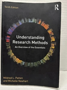 Understanding Research Methods: An Overview of the Essentials 10th Edition - Picture 1 of 5