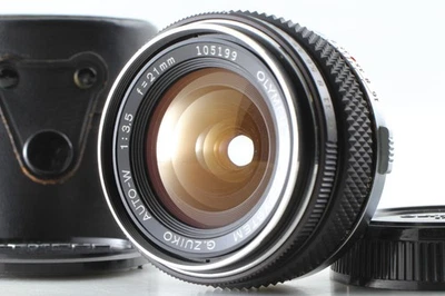 "Near Mint+++ w/ Case" OLYMPUS OM-SYSTEM G.Zuiko AUTO-W 21mm f/3.5 Lens JAPAN - Image 1 of 4