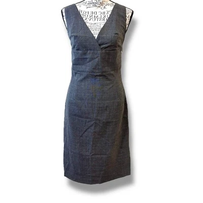 Nuevo con etiquetas Vestido Ben Sherman Para Mujer Talla S Gris Espiga Sin Mangas $129 Foto 1 de 4