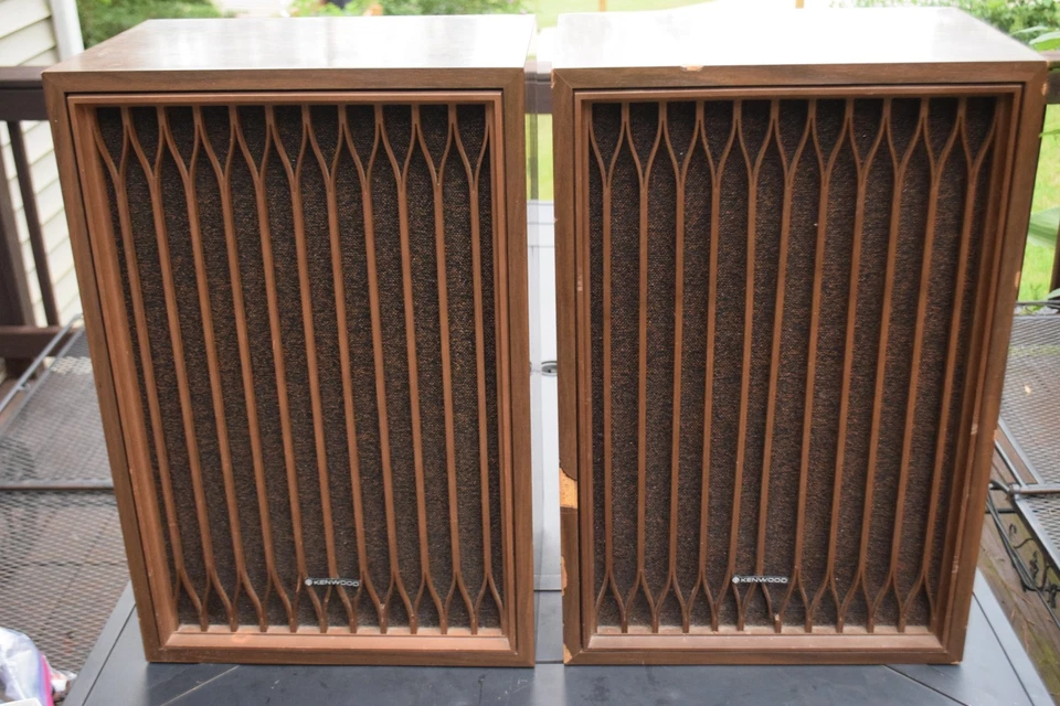 KENWOOD  KL-777 Speakers  (2)  Vintage Rare - Image 1 of 4
