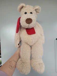 WHSmith Vintage Horace Oso de Peluche 16” Peluche Suave Peluche Peluche Bufanda Roja Preciado - Imagen 1 de 5