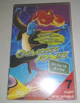 Osmosis Jones (VHS, 2001) Warner Bros Animation Rare Video Tape Big Box Tape VG - Image 1 of 4