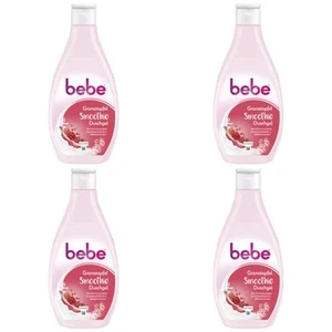 12,37EUR/1l 4 x Bebe Smoothie Duschgel Granatapfel Cremige Pflegedusche 250ml Fl - Bild 1 von 3