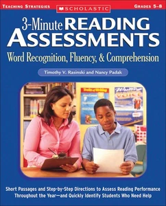 3-Minute Reading Assessments Prehension: Word Recognition, Fluen - Picture 1 of 1