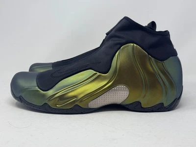 Size 14 - Nike Air Flightposite 2024 Metallic Gold Men's Shoes FV5582-700 - Image 1 of 4