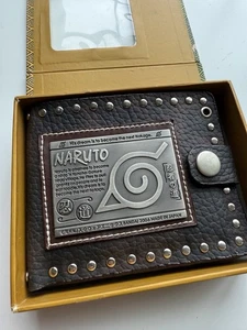 VTG Bandit Naruto Anime Bi-fold Wallet Brown 2006 Collectible - Picture 1 of 13