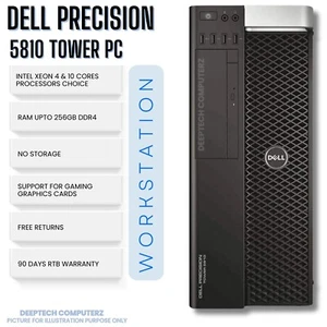 PC para juegos Dell Precision 5810 Xeon E5-1630 V4 256 GB RAM 2 TBSSD Wi-Fi - Imagen 1 de 4