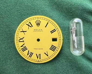 Rolex OysterDate Precisión Personalizada Esfera Amarilla Ref. 6694 con manos - OC#326 - Imagen 1 de 6