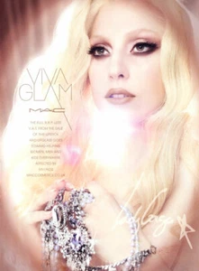 2011 Mac Viva Lady Gaga makeup beauty 1-page MAGAZINE AD - Picture 1 of 1