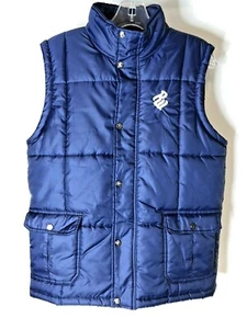 Roca Wear Mens Puffy Vest Dark Blue sz XL 18/20 Youth Extremely Nice Condition - Picture 1 of 9