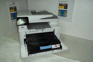 HP LaserJet M283fdw Printer All-in-One Duplex Wi-Fi Copy Fax 2.7" Touch w/Toners - Picture 1 of 14