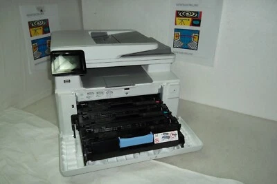 HP LaserJet M283fdw Printer All-in-One Duplex Wi-Fi Copy Fax 2.7" Touch w/Toners - Image 1 of 4