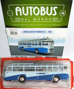 HACHETTE AUTOBUS DAL MONDO 1:43 BUS LANCIA ESATAU P BIANCHI 1953 + FASCICOLO 10 - Foto 1 di 1