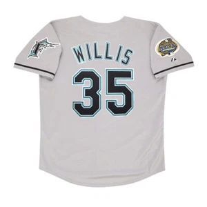 Dontrelle Willis 2003 Florida Marlins World Series Grey Road Jersey (M-2XL) - Picture 1 of 8