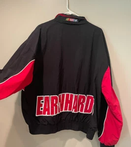 Chase Dale Earnhardt Jr. #3 NASCAR Bud Racing Windbreaker Lined Jacket Sz XL - Picture 1 of 4