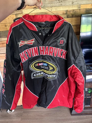 Chase Authentics Kevin Harvick NASCAR Jacket XL Budweiser Sprint Jimmy John’s Cover