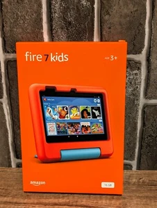 Amazon Fire 7 Kids Red Tablet & Case 16 GB 12th Gen Release NEW - Picture 1 of 3