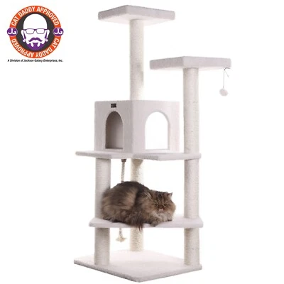 Armarkat 57" real wood Cat Tree Fleece B5701 - Image 1 of 4