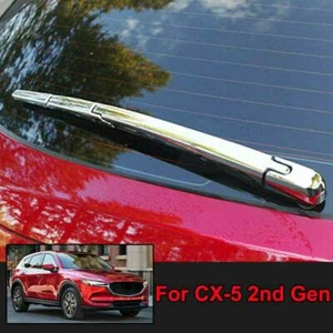 Chrome Rear Window Wiper Cover Trim Decor Fits 2017-2021 Mazda CX-5 KF 2nd Gen - Picture 1 of 11