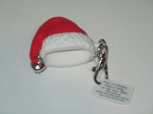 New Bath & Body Works Hand San Gel Holder Santa Hat With Jingle Bell NWT AntiBac - Picture 1 of 3