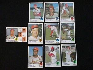 1973 TOPPS..ST LOUIS CARDS TEAM SET..VG/EX  AVG.. GIBSON, BROCK, SIMMONS , RED+ - Picture 1 of 6