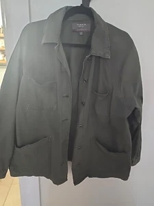 Torrid Army Green Canvas Raglan Chore Jacket Women’s Plus Size 1 1X Used - Picture 1 of 8