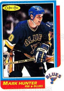 1986-87 O-pee-chee Blank Backs #57 Mark Hunter - Picture 1 of 1
