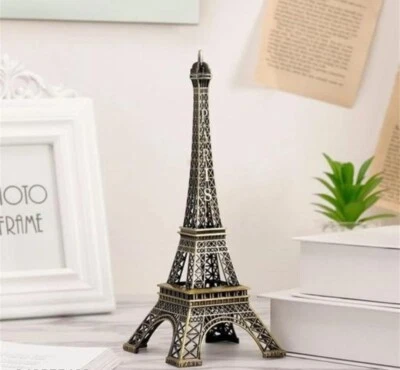 Metal Eiffel Tower Vintage Statue Showpiece Home Decor Statue Figurine Gift Item - Image 1 of 4