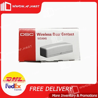 2PCS DSC WS4945 Wireless Door Window Contact Sensor - Image 1 of 3