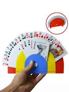 2x Spielkartenhalter Kartenhalter für Senioren und Kinder Spielkarten Halter Set - Bild 1 von 5