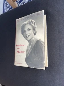 1st - Mary Pickford Sunshine & Shadow Cecil B. de Mille HC DJ vtg hollywood 1955 - Imagen 1 de 12