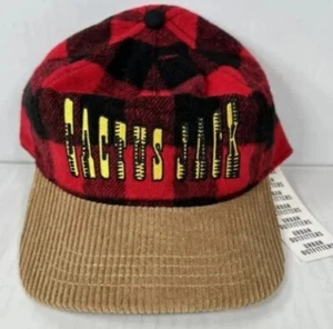 WWE Mick Foley Cactus Jack W Legends Sombrero Gorra a Cuadros Nuevo Hombres - Imagen 1 de 5