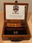 Traditional Wooden Shut The Box English Pub Game Of Dice And Numbered Tiles