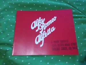 1974 Alfa Romeo Alfetta sedan prestige sale brochure New old stock - Picture 1 of 2