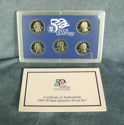 1999 US MINT STATE QUARTERS PROOF SET - Image 1 of 4