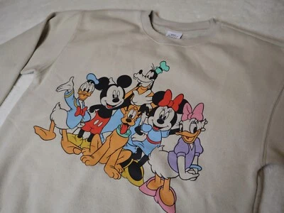 Sudadera Disney Mickey and Crew ¿Talla Mediana? Jersey Bronceado Retro Clásico Goofy Foto 1 de 4