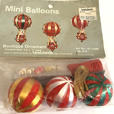 Vtg Ornament Kit Hot Air Balloons Lee Wards Japan NOS Craft 16-11094 1984