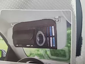 AutoDrive VisorOrganizer Uso Multiusos Gafas de sol Bolígrafos Licencia 12.7"x8.7" Nuevo - Imagen 1 de 2