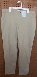Cat & Jack Girls School Uniform Khaki Pants Skinny Adj Waist 16 PLUS - Picture 1 of 2