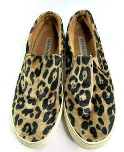 Steve Madden Größe 7M Plateau Sneakers GILLS Leopardendruck - Bild 1 von 12