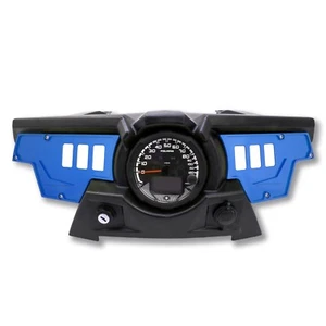 Aluminum Blue Dash Panel 6 Switch 2015-2018 Polaris RZR 900 SxS - Picture 1 of 5