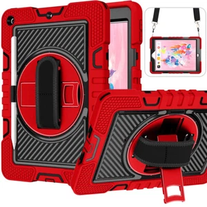 Heavy Duty Stand Case Cover for iPad 9th/8th/7th/6th/5th Generation W/Hand Strap - Picture 1 of 54