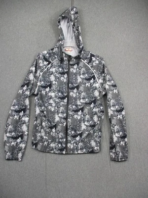 Chaqueta cortavientos Hunter for Target para mujer pequeña gris negra camuflada con capucha Foto 1 de 4