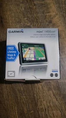 Garmin Nuvi 1450 LMT 5" GPS-lifetime Maps With Charger And Power Cord-bundle - Image 1 of 4