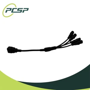 Single C19 to Quad C13 Power Cable Extension Adapter for Octominer Server PDU - Picture 1 of 5