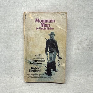 Vardis Fisher MOUNTAIN MAN 1973 JEREMIAH JOHNSON Robert Redford Film Tie-In - Imagen 1 de 7