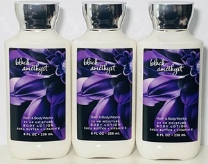 3 Bath & Body Works BLACK AMETHYST Body Lotion 8 oz - Picture 1 of 1