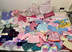 Verschiedene Größen Baby Puppenkleidung Paket teils Handarbeit, Vintage Outfits Zubehör + - Bild 1 von 14